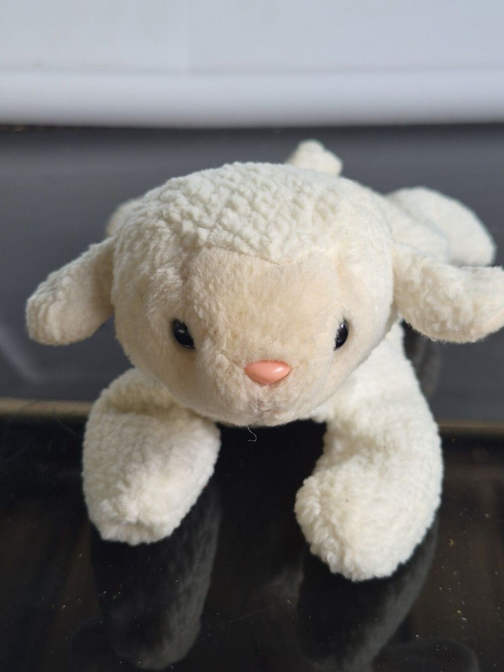 TY Beanie Baby ~ Fleece The Lamb ~ #4125 DOB 3-21-96 RARE